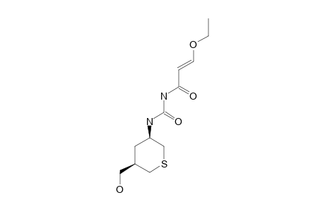 (+/-)-(TRANS)-3-ETHOXY-N-[N'-[(3'-BETA,5'-BETA)-5'-(HYDROXYMETHYL)-THIAN-3'-YL]-CARBAMOYL]-PROPENAMIDE