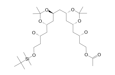 #28;(+)-(3S)-4-[(4S,6S)-6-[[(4S,6R)-6-[(2R)-4-[[(TERT.-BUTYL)-DIMETHYL]-SILYL]-OXY-2-HYDROBUTYL]-2,2-DIMETHYL-1,3-DIOXAN-4-YL]-METHYL]-2,2-DIMETHYL-1,3-