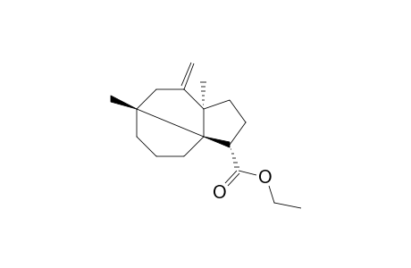 (4.beta.,8.alpha.)-1.alpha.,4.beta.-Dimethyl-9.alpha.-carbethoxy-2-methylenetricyclo[6.(4,8)]undecane