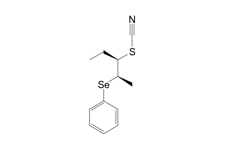 ERYTHRO-(BETA-THIOCYANATO-ALPHA-METHYL-BUTYL)-PHENYLSELENIDE