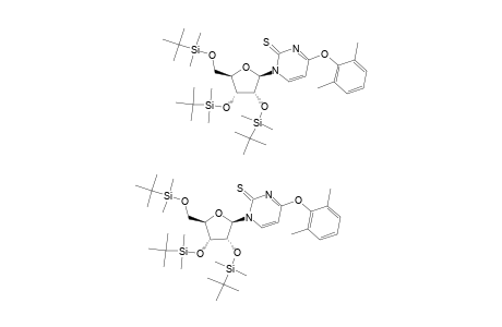 4-O-(2,6-DIMETHYLPHENYL)-2',3',5'-O-TRIS-(TERT.-BUTYLDIMETHYLSILYL)-2-THIOURIDINE