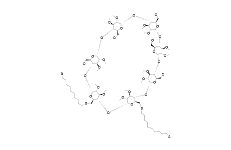 HEPTAKIS-(2,3-O-DIMETHYL)-DI-(6-DEOXY-6-THIODECAMETHYLLENETHIOL)-BETA-CYCLODEXTRIN;CDX(10)