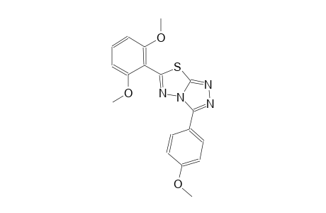 6-(2,6-dimethoxyphenyl)-3-(4-methoxyphenyl)[1,2,4]triazolo[3,4-b][1,3,4]thiadiazole