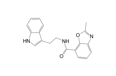 Benzooxazole-7-carboxylic acid, 2-methyl-, [2-(1H-indol-3-yl)ethyl]amide