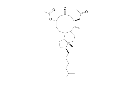 (1R)-1-ACETONYL-3-OXO-5,10-SECOCHOLEST-10(19)-EN-5-ALPHA-YL-ACETATE