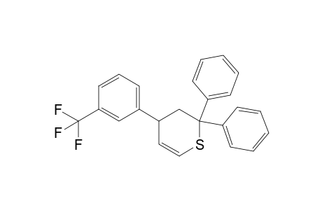 4-(m-trifluoromethylphenyl)-2,2-diphenyl-3,4-dihydro-2H-thiopyran