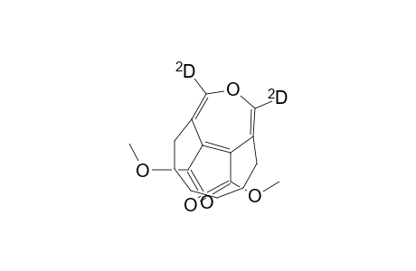 dimethyl [2,7-dideuterio]-3,6-hexanooxepine-4,5-dicarboxylate