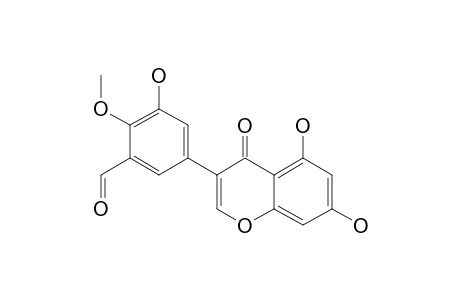 5'-FORMYLPRATENSEIN;5,7,3'-TRIHYDROXY-5'-FORMYLISOFLAVONE