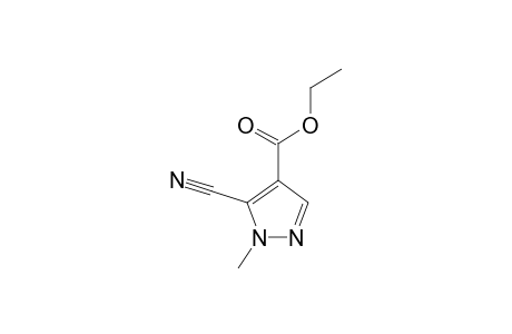 5-cyano-1-methyl-pyrazole-4-carboxylic acid ethyl ester