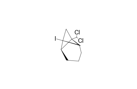 1-Iodo-7-[dichloromethyl]-tricyclo[4.2.0.0(2,7)]octane