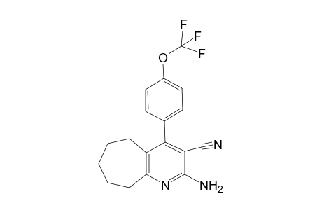 5H-Cyclohepta[b]pyridine-3-carbonitrile, 2-amino-6,7,8,9-tetrahydro-4-[4-(trifluoromethoxy)phenyl]-