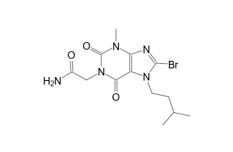 1H-purine-1-acetamide, 8-bromo-2,3,6,7-tetrahydro-3-methyl-7-(3-methylbutyl)-2,6-dioxo-