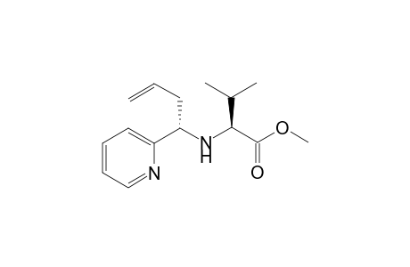 Methyl N-[(4S)-4-(2-pyridyl)but-1-en-4-yl)]-(S)-valinate