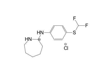 (E)-N-(azepan-2-ylidene)-4-((difluoromethyl)thio)benzenaminium chloride