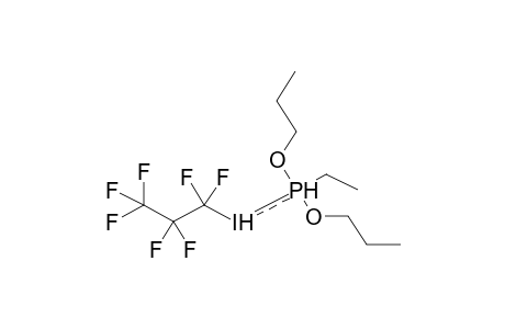 1-IODOHEPTAFLUOROPROPANE DIPROPYL ETHYLPHOSPHONITE COMPLEX