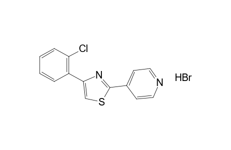 4-[4-(o-chlorophenyl)-2-thiazolyl]pyridine, monohydrobromide