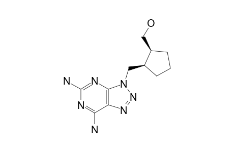 CIS-9-(2-HYDROXYMETHYLCYCLOPENTYLMETHYL)-2,6-DIAMINO-8-AZAPURINE;CIS-2-HYDROXYMETHYLCYCLOPENTYLGUANINE