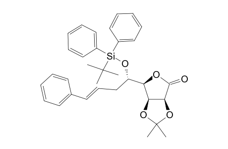 (7E)-5-O-TERT.-BUTYLDIPHENYLSILYL-2,3-O-ISOPROPYLIDENE-8-PHENYL-6,7,8-TRIDEOXY-BETA-L-GULO-OCT-7-ENO-1,4-LACTONE