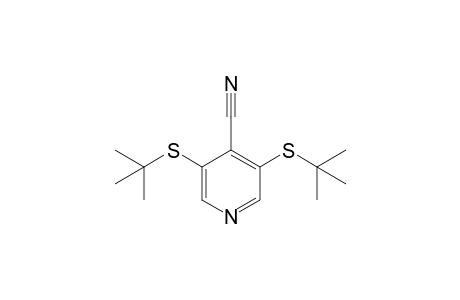 3,5-Bis(tert-butylthio)-4-pyridinecarbonitrile