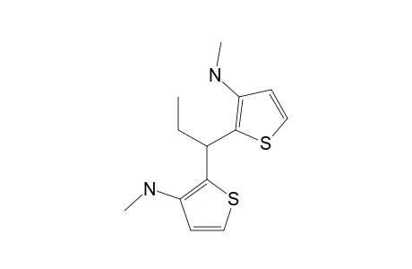 1,1-BIS-(3-METHYLAMINO-2-THIENYL)-PROPANE