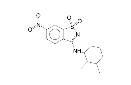 1,1-Dioxo-3-(2,3-dimethylcyclohexylamino)-6-nitro-1,2-benzothiazole