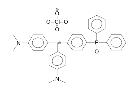 BIS(4-DIMETHYLAMINOPHENYL)-(4'-DIPHENYLPHOSPHINYLPHENYL)CARBENIUMPERCHLORATE