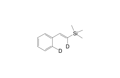 .beta.,.ommaga.-Dideuterio-.beta.-trimethylsilylstyrene