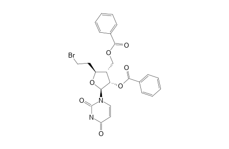 1-(2'-BENZOYL-3'-BENZOYLOXYMETHYL-6'-BROMO-3',5',6'-TRIDEOXY-BETA-ALLO-FURANOSYL)-URACIL