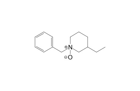 1-Benzyl-3-ethyl-1-oxido-piperidin-1-ium