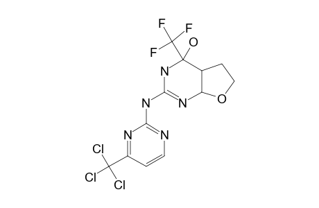 2-[[4-(TRICHLOROMETHYL)-PYRIMIDIN-2-YL]-AMINO]-4-(TRIFLUOROMETHYL)-3,4,4A,5,6,7A-HEXAHYDROFURO-[2,3-D]-PYRIMIDIN-4-OL