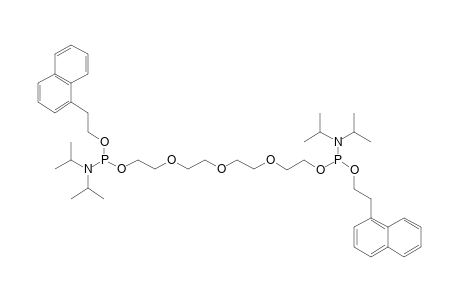 ALPHA,OMEGA-TETRAETHYLENE-GLYCOL-BIS-[2-(1-NAPHTHYL)-ETHYL-N,N-DIISOPROPYL-PHOSPHORAMIDITE]