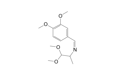 (3,4-DIMETHOXY-BENZYLIDENE)-(2,2-DIMETHOXY-1-METHYLETHYL)-AMINE