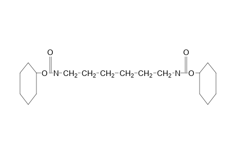 hexamethylenedicarbamic acid, dicyclohexyl ester