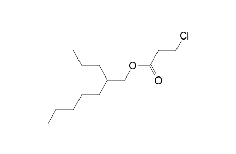 1-HEPTANOL, 2-PROPYL-, 3-CHLORO- PROPIONATE