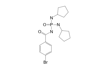 PARA-BR-C6H4C(O)NHP(O)[NH(C5H9)]2;N-(PARA-BROMO)-BENZOYL-N',N''-BIS-(CYCLOPENTYL)-PHOSPHORIC-TRIAMIDE