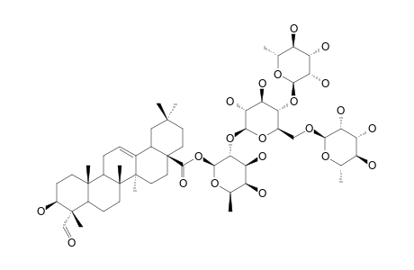 28-O-[RHAMNOPYRANOSYL-(1->4)-[RHAMNOPYRANOSYL-(1->6)]-GLUCOPYRANOSYL-(1->2)-FUCOPYRANOSYL]-GYPSOGENIN-ESTER