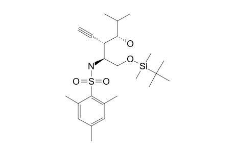 (3S,4S,5R)-6-TERT.-BUTYLDIMETHYLSILYLOXY-4-ETHYNYL-2-METHYL-5-[N-(2,4,6-TRIMETHYLPHENYLSULFONYL)-AMINO]-HEXAN-3-OL