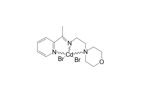 DIBROMIDO-[2-MORPHOLINO-N-[1-(2-PYRIDYL)-ETHYLIDENE]-ETHANAMINE-N,N',N'']-CADMIUM