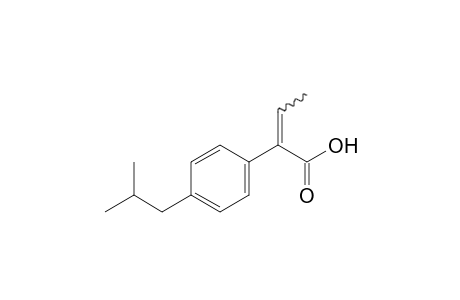 2-(p-isobutylphenyl)crotonic acid