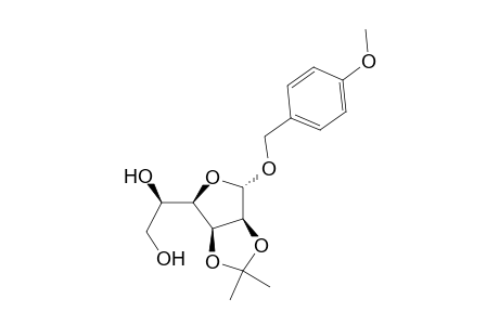 (1R)-1-[(3aS,4S,6R,6aS)-2,2-dimethyl-4-p-anisyloxy-3a,4,6,6a-tetrahydrofuro[3,4-d][1,3]dioxol-6-yl]ethane-1,2-diol