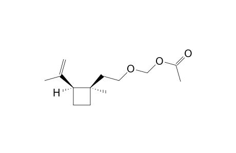 .gamma.-1-Acetoxymethoxyethyl-1-methyl-c-2-isopropenylcyclobutane