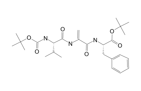 N-[N-(TERT.-BUTOXYCARBONYL)-L-VALYL-ALPHA,BETA-DIDEHYDRO-ALANYL]-O-TERT.-BUTYL-PHENYLALANIN