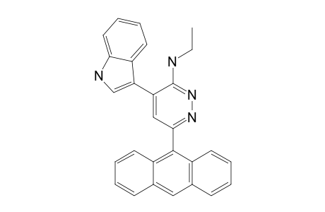 [6-ANTHRACEN-9-YL-4-(1H-INDOL-3-YL)-PYRIDAZIN-3-YL]-ETHYLAMINE