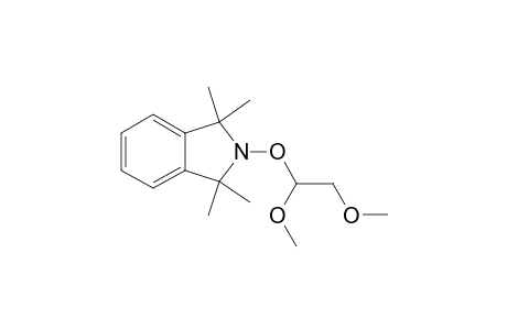 1,2-DIMETHOXY-1-(1,1,3,3-TETRAMETHYL-2,3-DIHYDRO-1H-ISOINDOL-2-YLOXY)-ETHANE