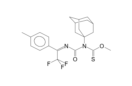 METHYL N-[N-(ALPHA-TRIFLUOROMETHYL-PARA-METHYLBENZYLIDENE)AMINOCARBONYL]-N-(1-ADAMANTYL)THIONOURETHANE