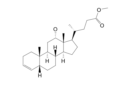 12-HYDROXY-METHYL-5-BETA-CHOL-3-ENOATE