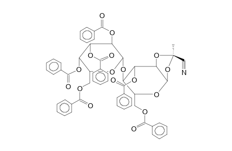 1,2-O-[1-(EXO-CYANO)ETHYLIDENE]-3,6-DI-O-BENZOYL-4-O-(2,3,4,6-TETRA-O-BENZOYL-BETA-D-GALACTOPYRANOSYL)-ALPHA-D-GLUCOPYRANOSE