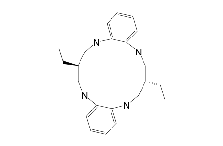 ANTI-7,16-DIETHYL-5,6,7,8,9,14,15,16,17,18-DECAHYDRODIBENZO-[B.I]-[1.4.8.11]-TETRAAZACYClOTETRADECINE