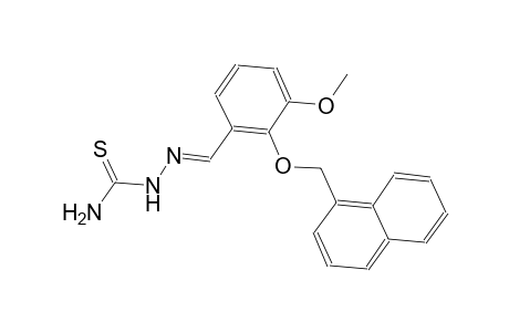 3-methoxy-2-(1-naphthylmethoxy)benzaldehyde thiosemicarbazone