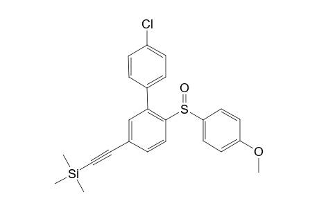 [4'-Chloro-6-(4-methoxybenzenesulfinyl)biphenyl-3-ylethynyl]vtrimethylsilane